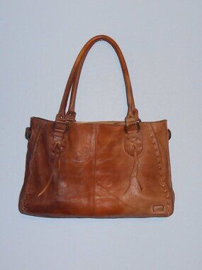 BED STU ROCKABABY Cafe Latte leather bag NO STRAP